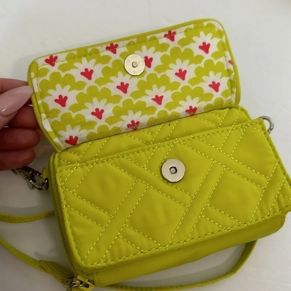 Vera Bradley All In One Crossbody Geranium in LEMONGRASS